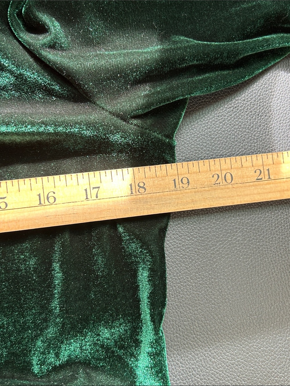 Vintage Green Velvet Renaissance Medieval Bell Sleeve Maxi Dress - Picture 10 of 13